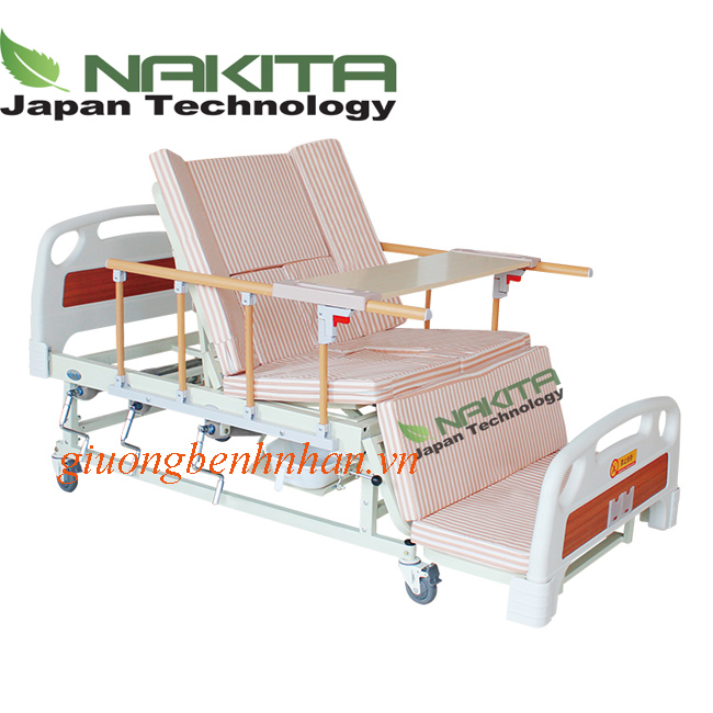 GIƯỜNG BỆNH NHÂN 4 TAY QUAY 11 CHỨC NĂNG NKM-B05 (DP-E05)