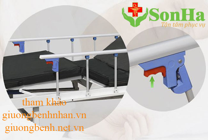  Giường bệnh nhân Nikita 4 tay quay 