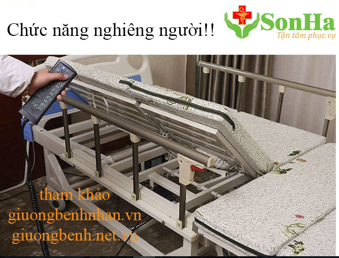 giường bệnh nhân nâng đầu DH-04, giường y tế dh-04