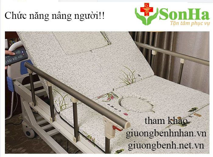 giường bệnh nhân nâng đầu DH-04, giường y tế dh-04