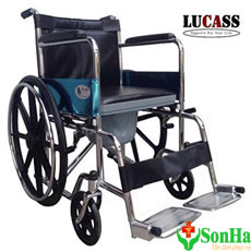 Xe Lăn Có Bô Vệ Sinh Lucass X-6B