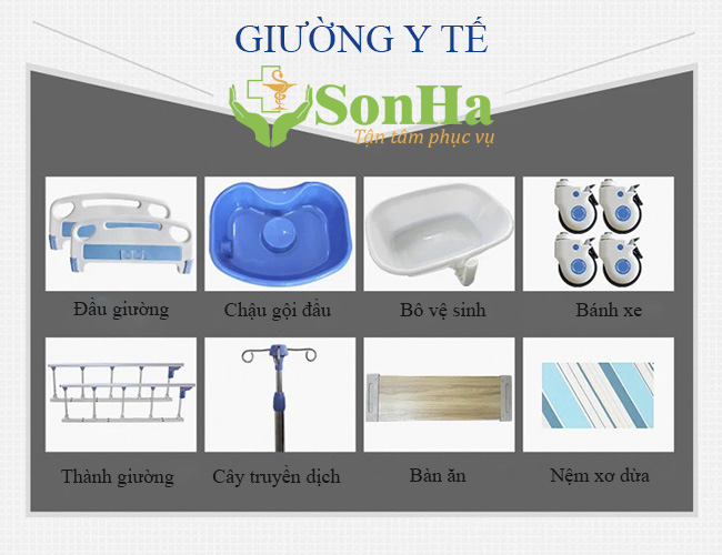 giường y tế, giường bệnh nhân, giường y tế 10 chức năng, giường bệnh nhân 10 chức năng, giường điện cơ, giường bệnh viện