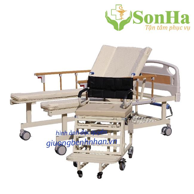 GIƯỜNG BỆNH NHÂN TÁCH LÀM XE LĂN