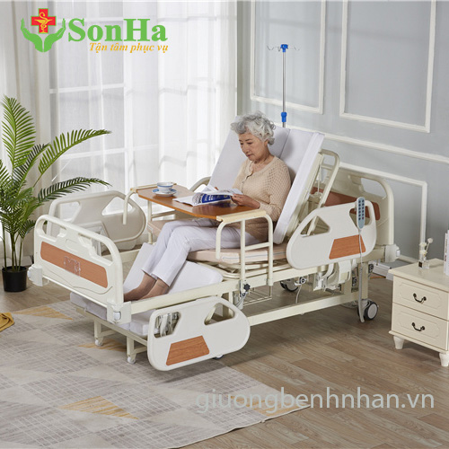 5 công dụng tuyệt vời của giường bệnh nhân đa năng