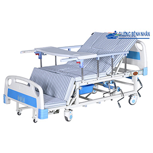 Giường bệnh nhân 4 5 tay quay chính hãng nhập khẩu