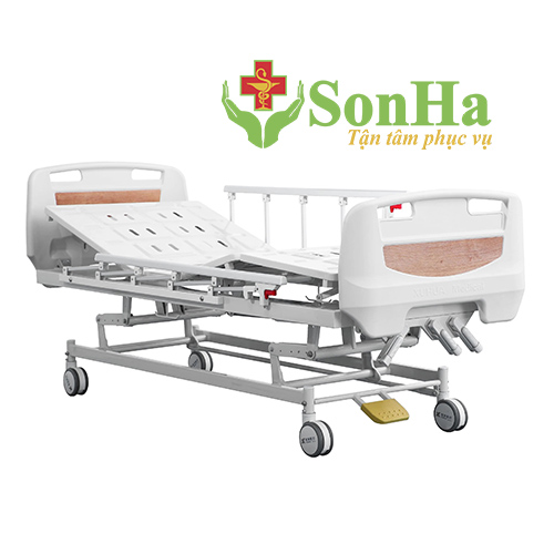giường bệnh viện 3 tay quay